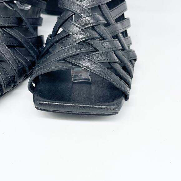 Seychelles Women's Charter Strappy Sandals Block Heel Square Toe Black Size 9 - Picture 10 of 12